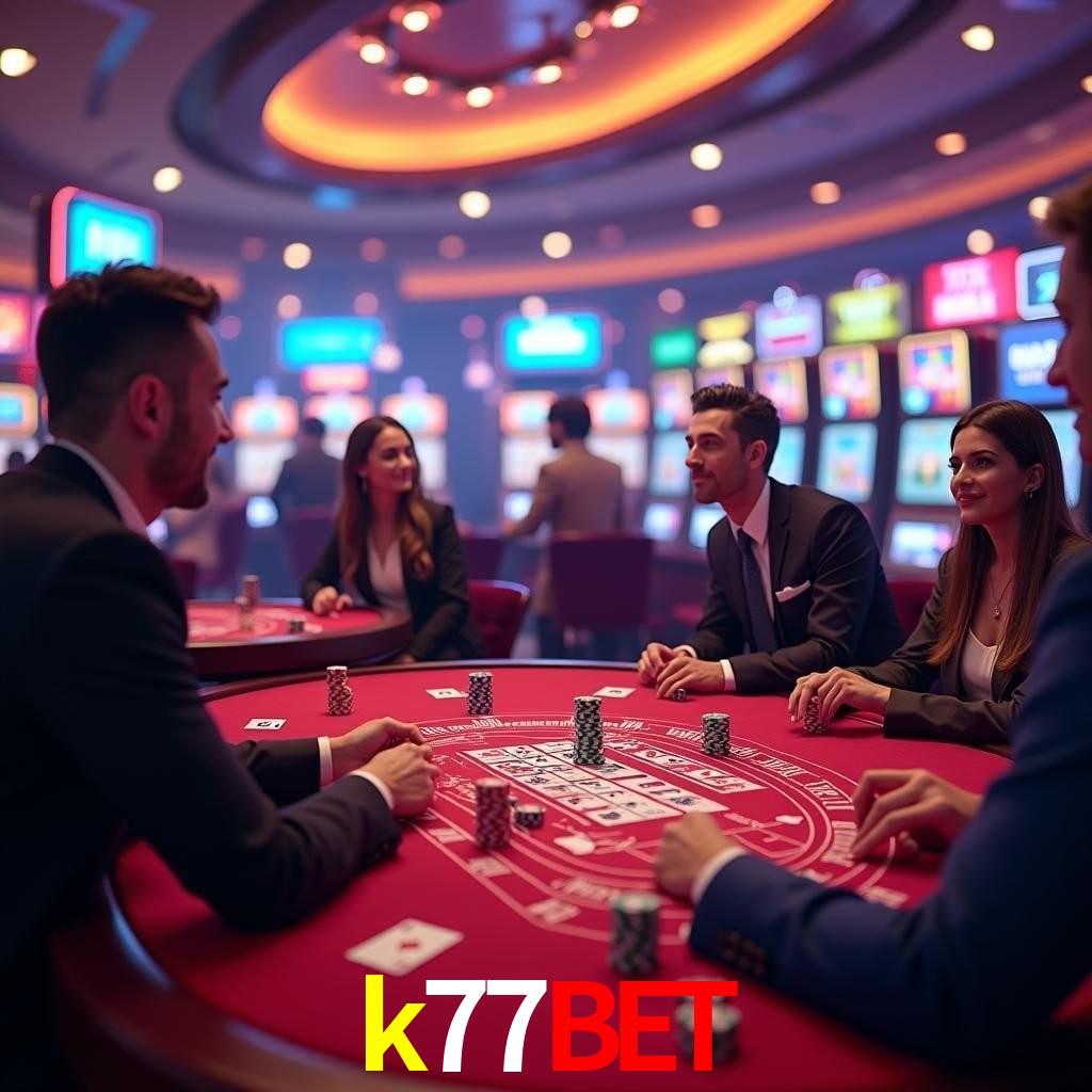 Mesa de Blackjack k77bet